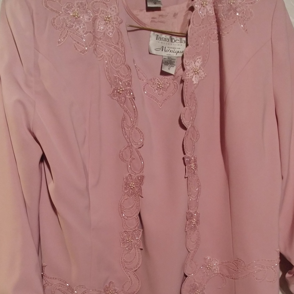 Rose sequence 3 piece skirt set